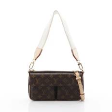 Louis Vuitton Vintage, Pre-owned, Dame, Brun, ONE SIZE, Uld, Pre-owned Canvas crossbody-tasker