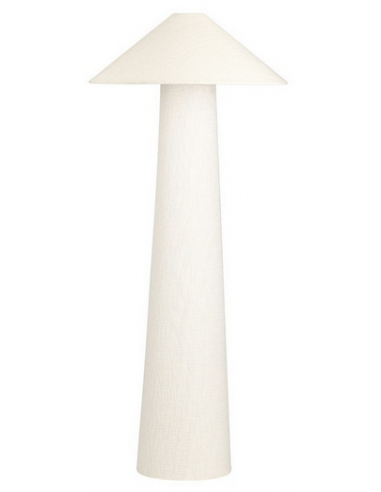 MAE Gulvlampe i linned H132 cm 1 x E27 LED - Off-white