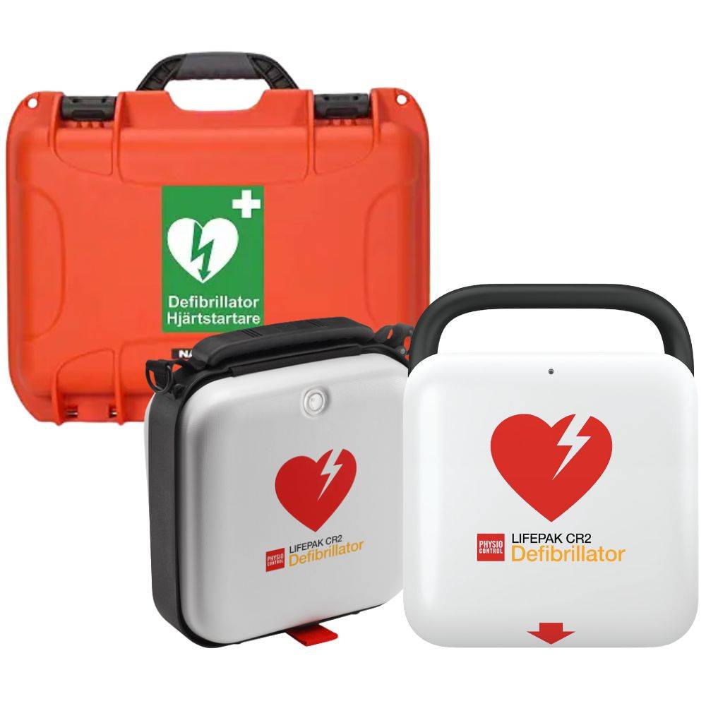 LIFEPAK CR2 Wi-Fi, Tvåspråkig med bärväska och värmeväska