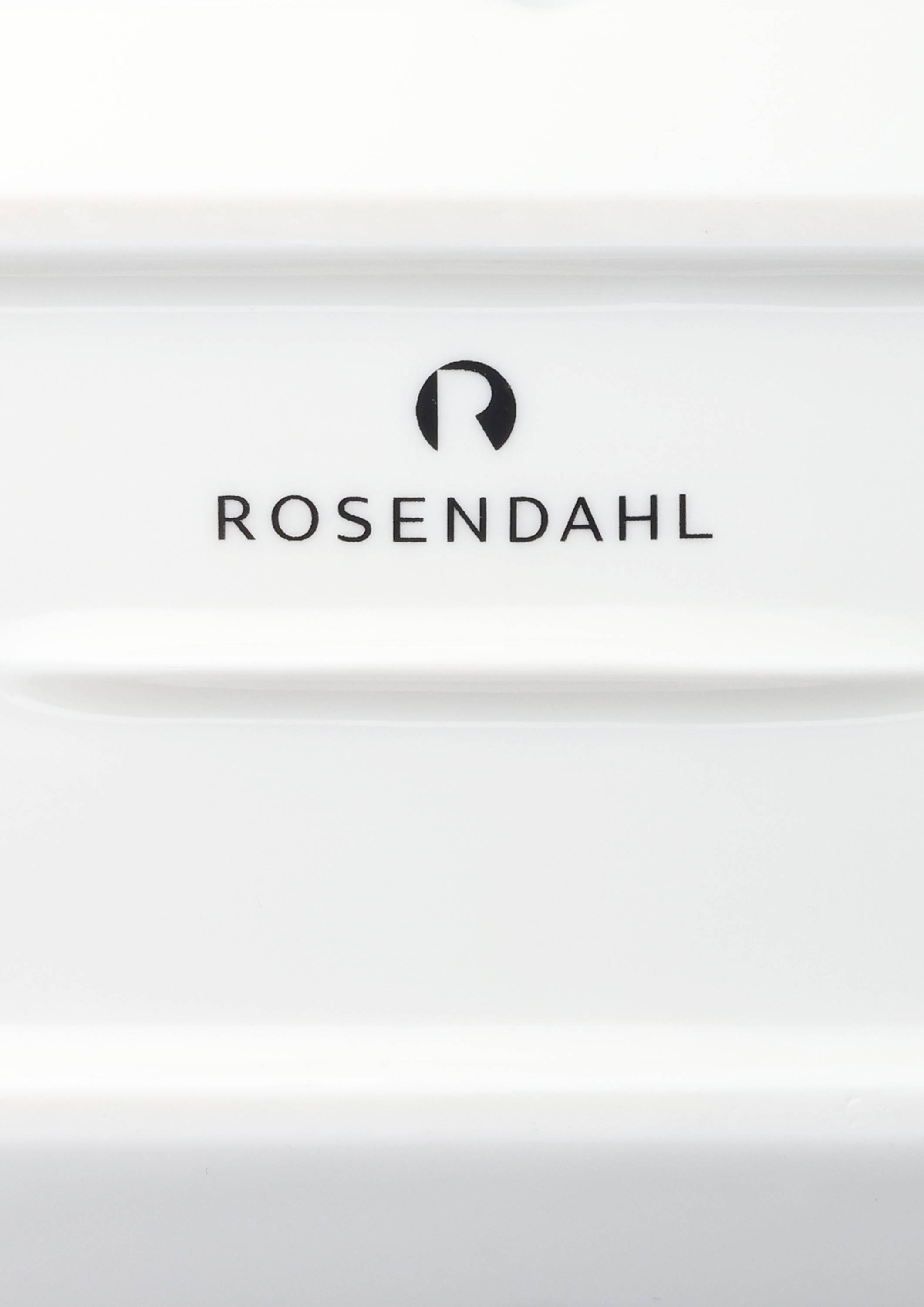 Rosendahl GC Ovalt Serveringsfad 34x12 cm Hvid - D:12 B:34 H:4,5 Serveringsfat Från Magasin (D:12 B:34 H:4,5 cm)