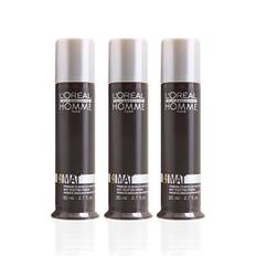 Loreal LP Homme Mat Modellierpaste 3 x 80 ml Styling Pomade mit Matt-Effekt