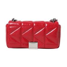 Karl Lagerfeld, Taske, Dame, Rød, ONE SIZE, Læder, Quilted Chain Bag Clutch