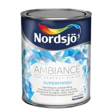 Snickerifärg Nordsjö Ambiance Vit Halvblank Volym: 1 L, Vit
