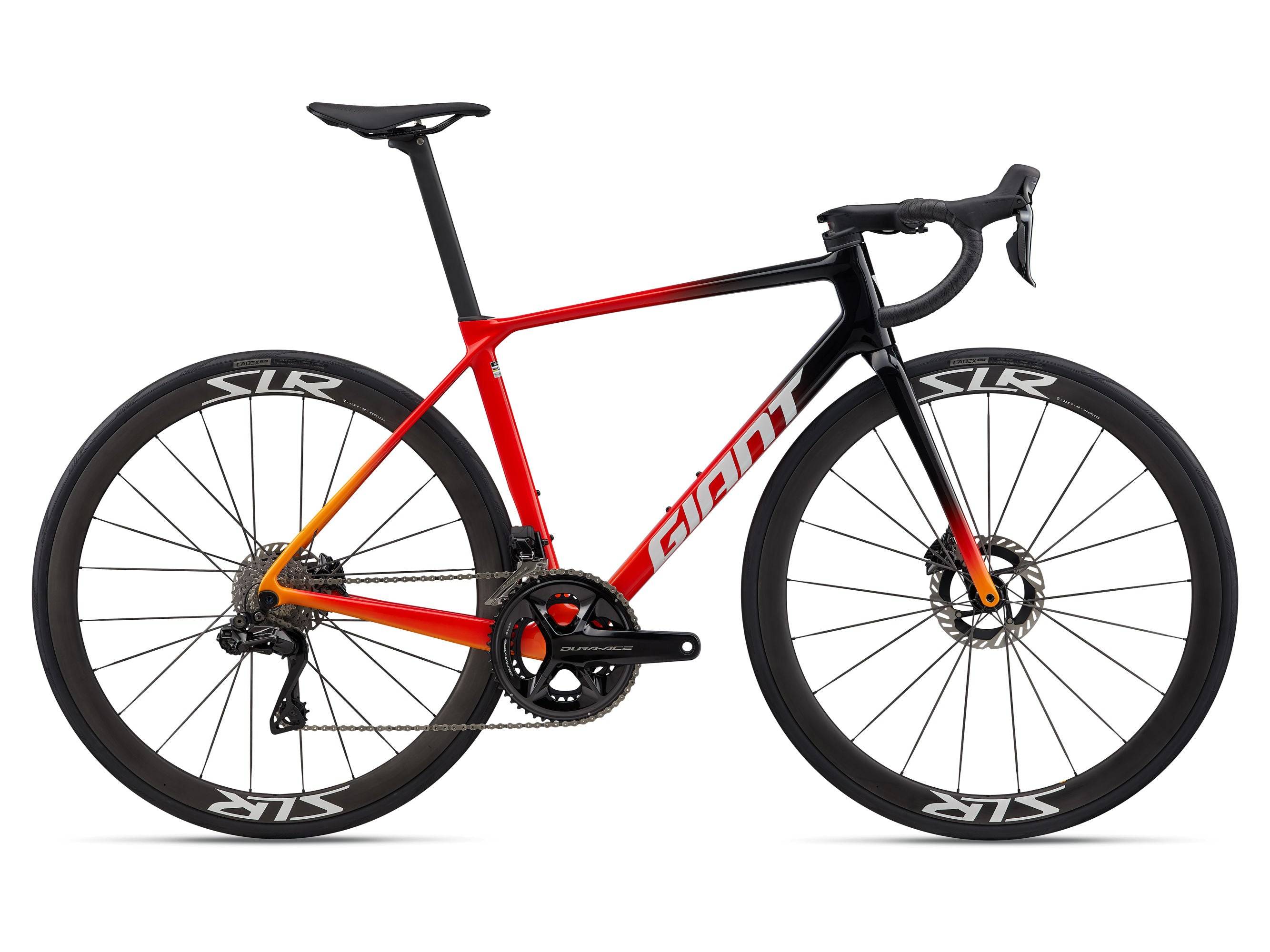 Giant TCR Advanced Pro 2026 - Shimano Dura-Ace Di2 - Giant SLR 0 40 WheelSystem, [F]40mm, [R]40mm - 055 / xs / black/rosso corsa (xs)