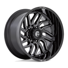 FUEL D807 HURRICANE Gloss Black Milled 22X12 5X127 (BS 4.77) CB 71.50