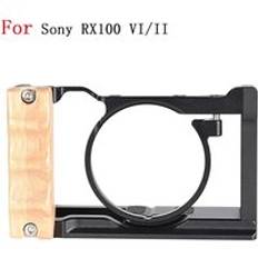 Yiwa svart kamerabur skyddsfodral aluminiumlegering för sony rx100 vii 7 kameratillbehör r30
