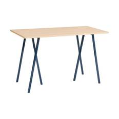 HAY Loop Stand incl. support barbord 77,5x160 cm Deep blue-clear lacq. oak - Blå
