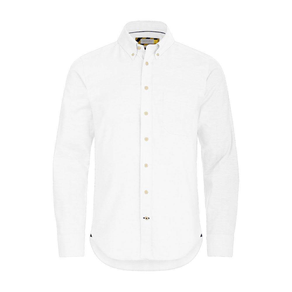 J. Harvest & Frost Yellow Bow Skjorte regular fit Hvid