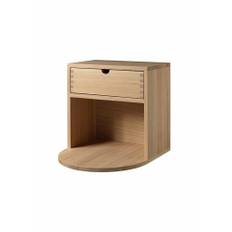 FDB Møbler / Furniture - B99 Radius Vægskab af Mot & Bergstrøm - Skab - Eg / Natur - H: 35 x D: 37 x B: 35 cm