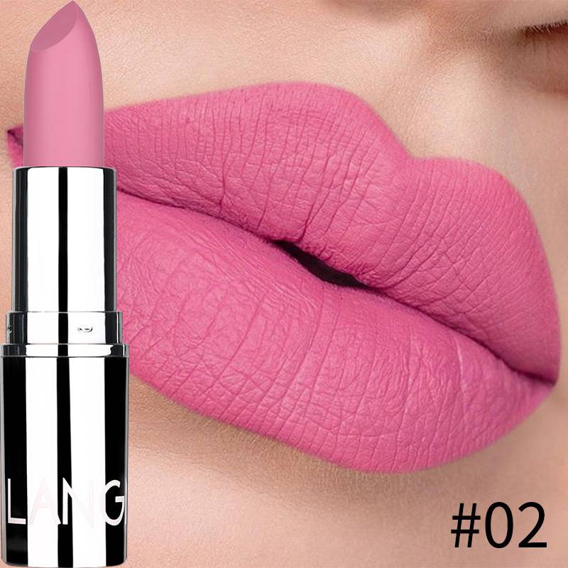 TEMU 8-color Matte Silvery Tube Velvet Lipstick