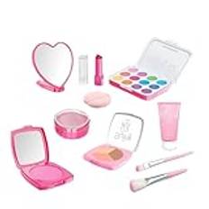 Kids Makeup Kit | Pretend Makeup Toy Sets For Girls | Safe Fake Makeup Kit For Pretend Play| Portable And Easy To Use | Entertaining And Creative Imaginative Play For Young Makeup Artists