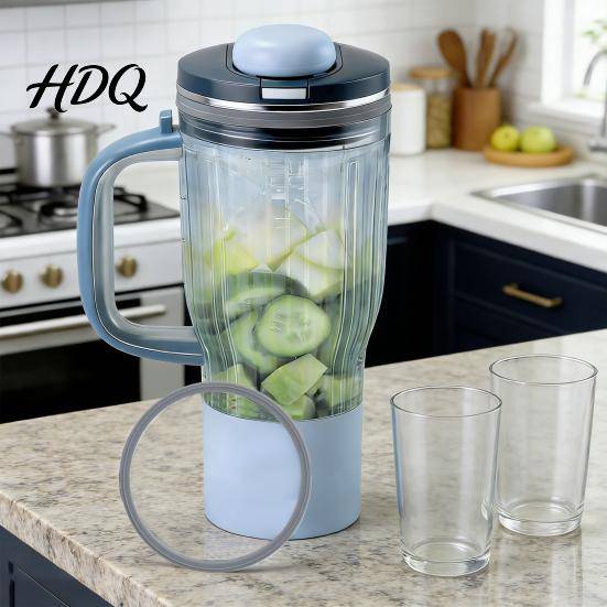 Smoothie Blender Gasket Silicone Replacement for Ninja Cups Leak-Proof Seal Ring Leak Proof Personal blå