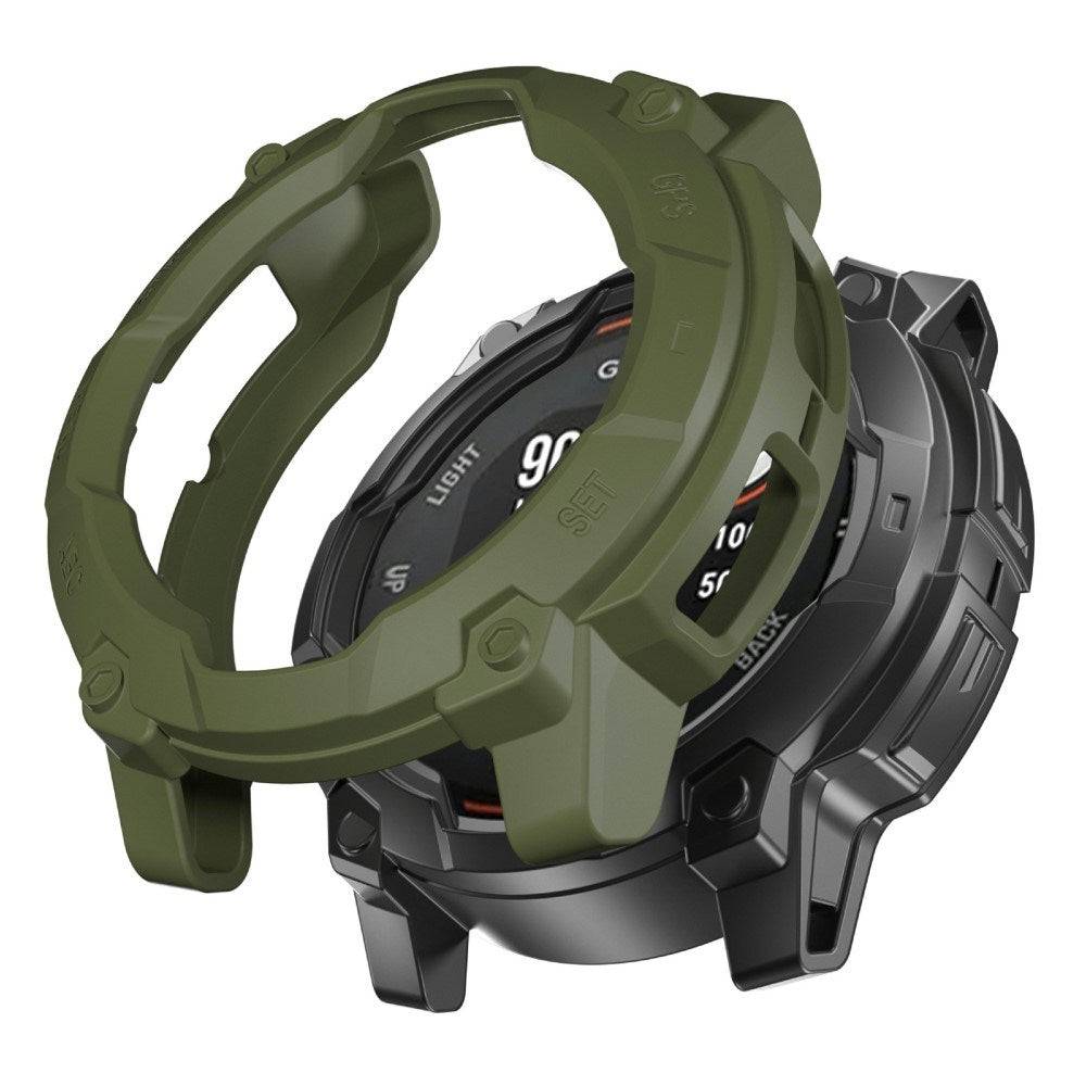 Garmin Instinct 3 Solar (50mm) Rugged Plast Skal - Grön