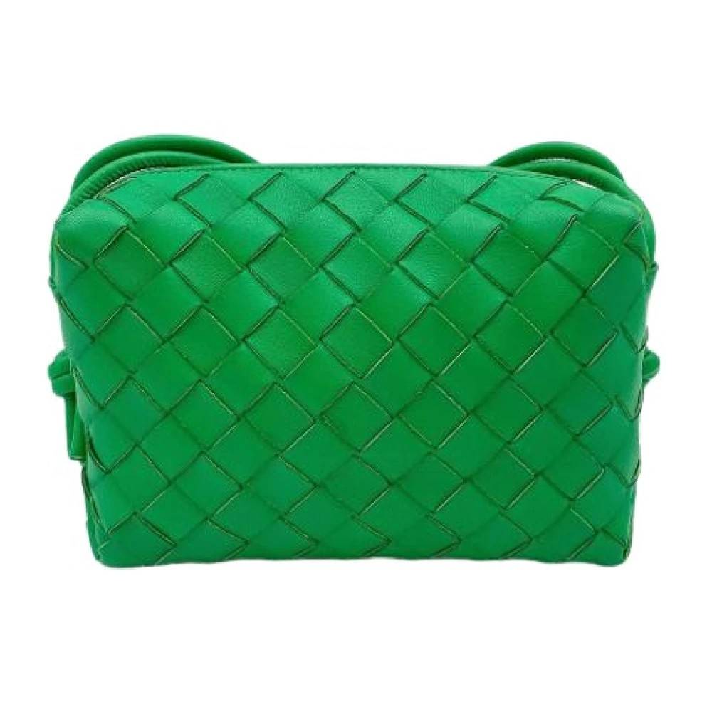 Bottega Veneta Vintage Pre-owned Vintage Skuldertaske - Vintage - Dame - Grøn - ONE SIZE - Uld