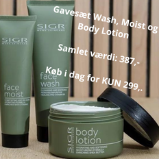 SIGR Gavesæt Wash, Moist og Body Lotion