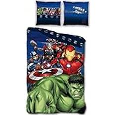 arlis Avengers Marvel sängkläder eller påslakan 140 x 200 cm med örngott 63 x 63 cm (Avengers set - 7)