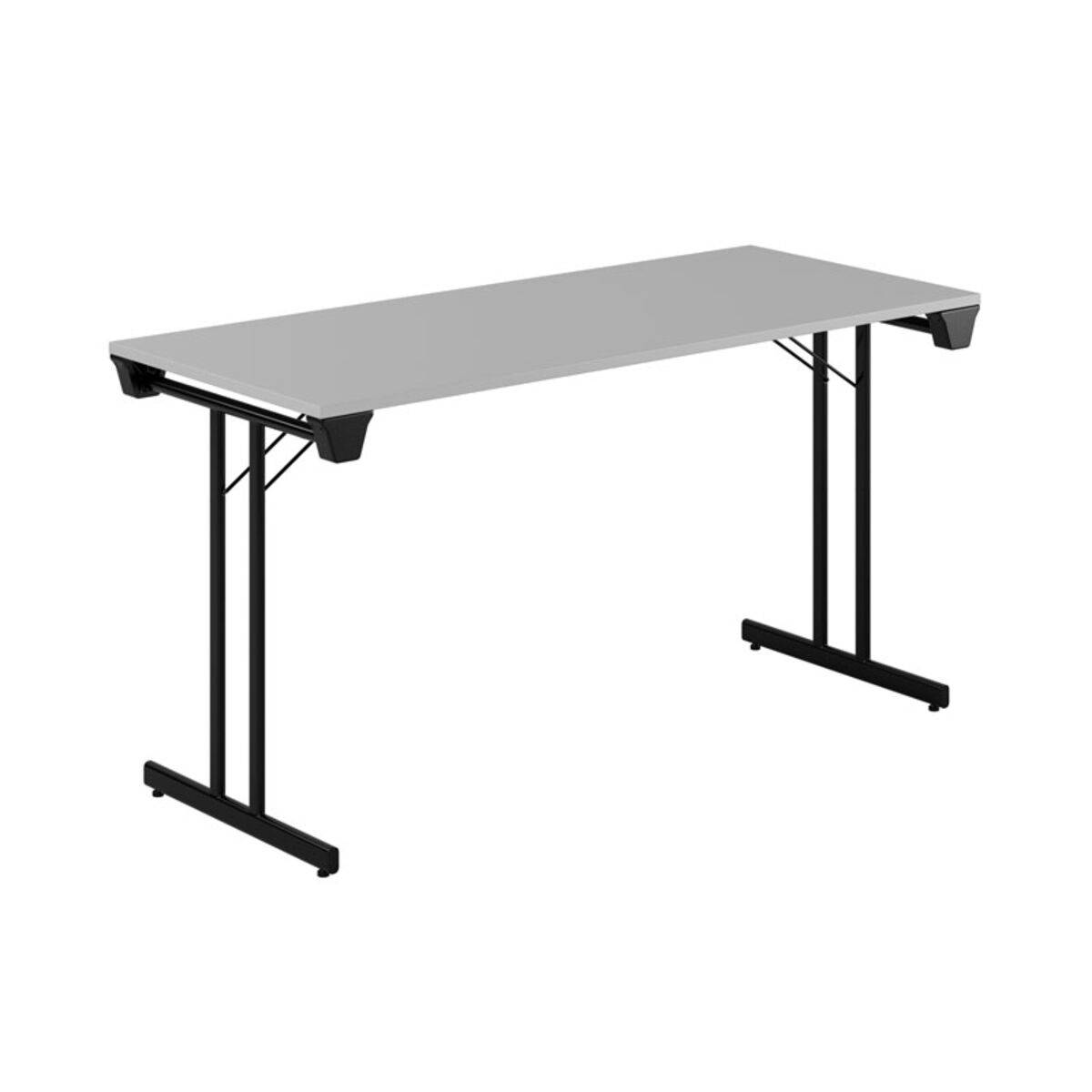 Dinner Style - 140x60cm - Sammenklappeligt bord - Grå-sort.