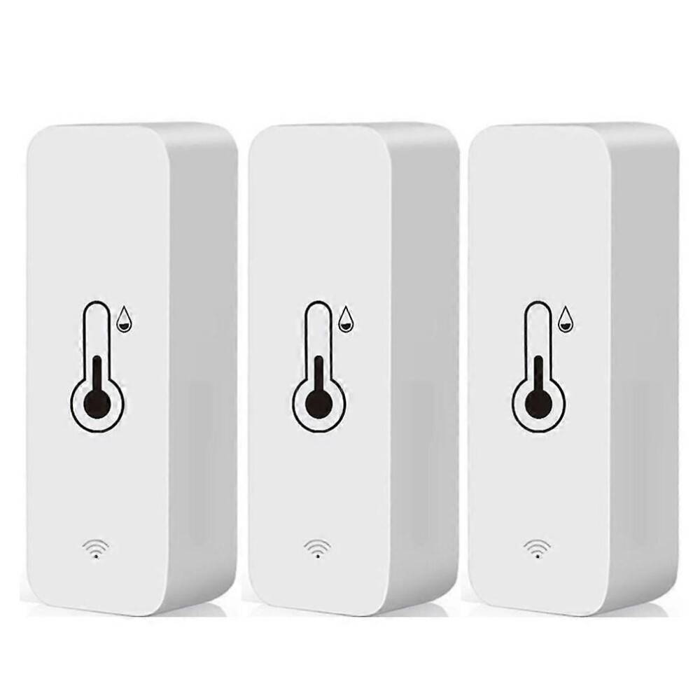 (3pcs) 1-3pcs Tuya Wifi Temperature and Humidity Sensor Indoor Thermometer Hygrometer