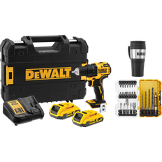 DeWALT DCD708D2T boremaskine 18V inkl. borsæt og termokrus