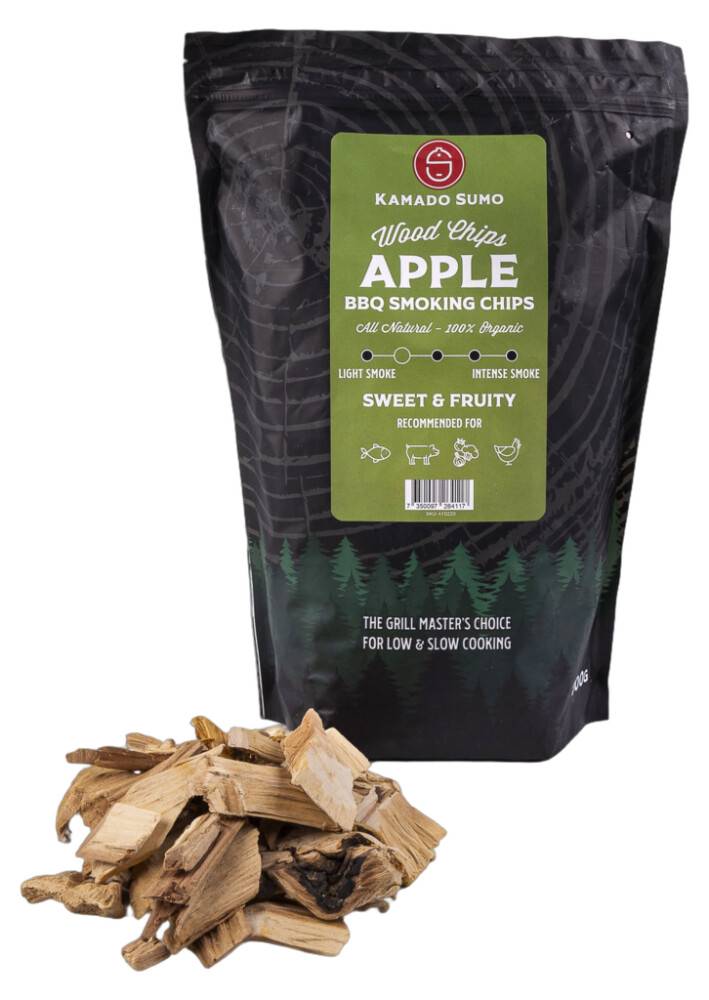 RÖKSPÅN KAMADO SUMO APPLE WOOD CHIPS 800G