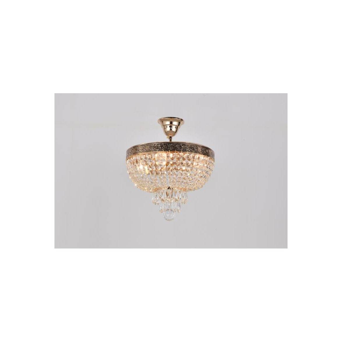 Norrsken Design Plafond Queen Fransk Guld 30cm