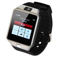 Bluetooth montre Smart Watch Phone DZ09 support de la carte SIM de TF Caméra HD Sync appel SMS pour Android Phone