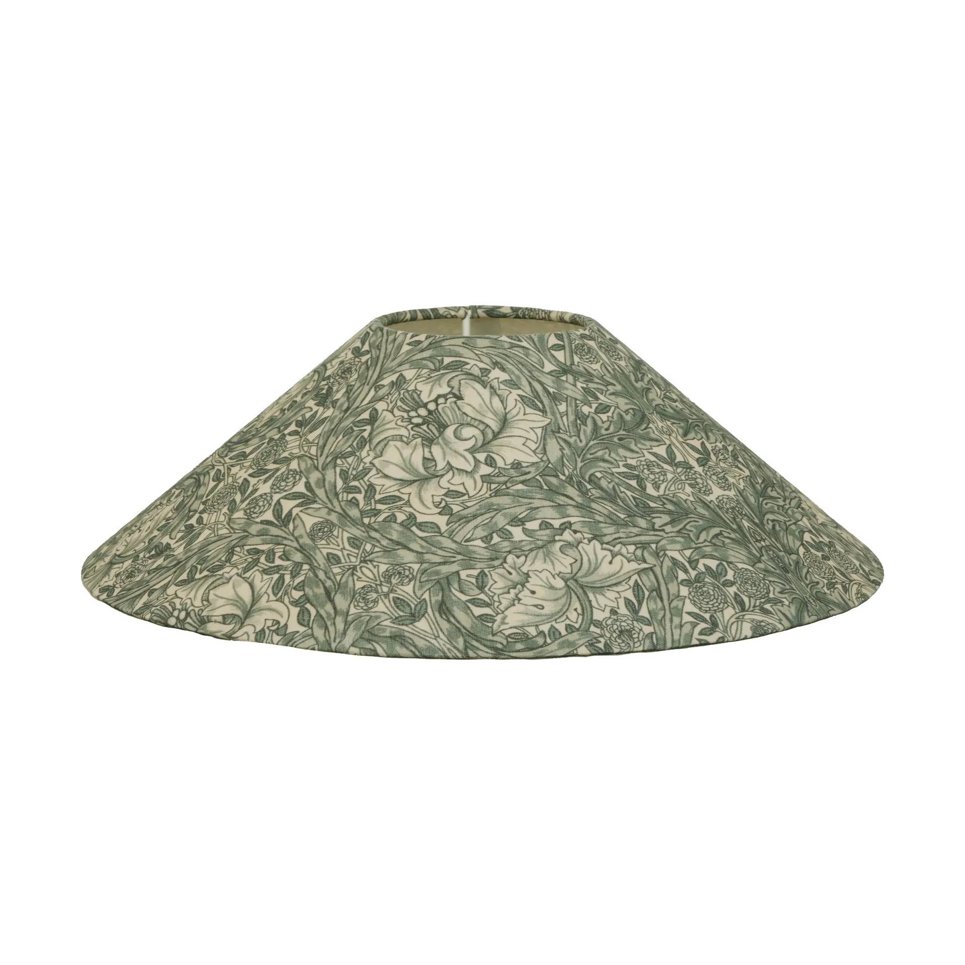 Watt & Veke Flat shade lampskärm African marigold green, Ø36x10 cm