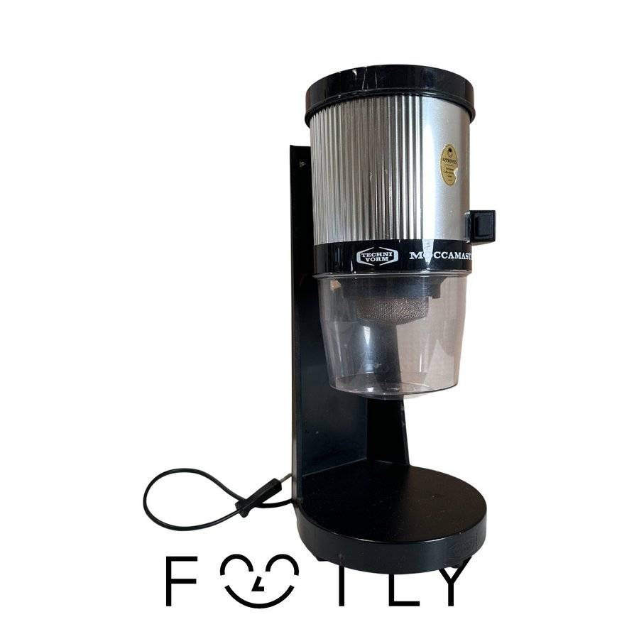 Moccamaster KM4 Kaffekvarn Svart/Silverfärgad