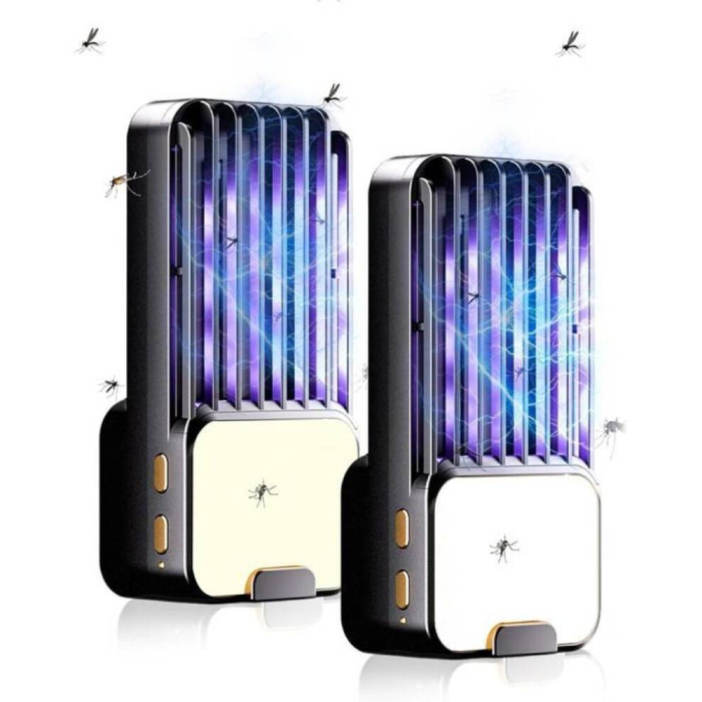 Genopladelig 4000mAh myggelampe, plug-in myggeafvisende, flue- og mygafvisende, UV-mygfælde