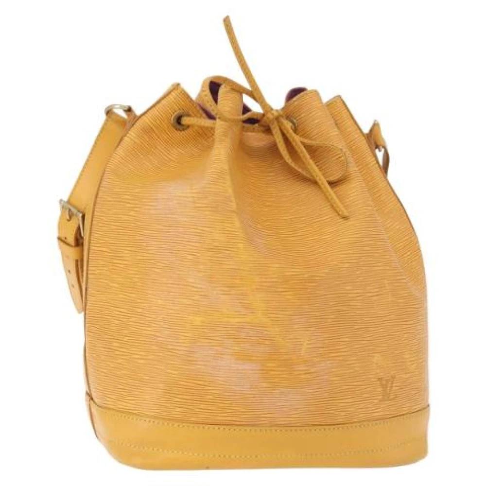 Louis Vuitton Vintage Pre-owned Epi Noé Bucket Bag - Vintage - Dame - Gul - ONE SIZE - Uld