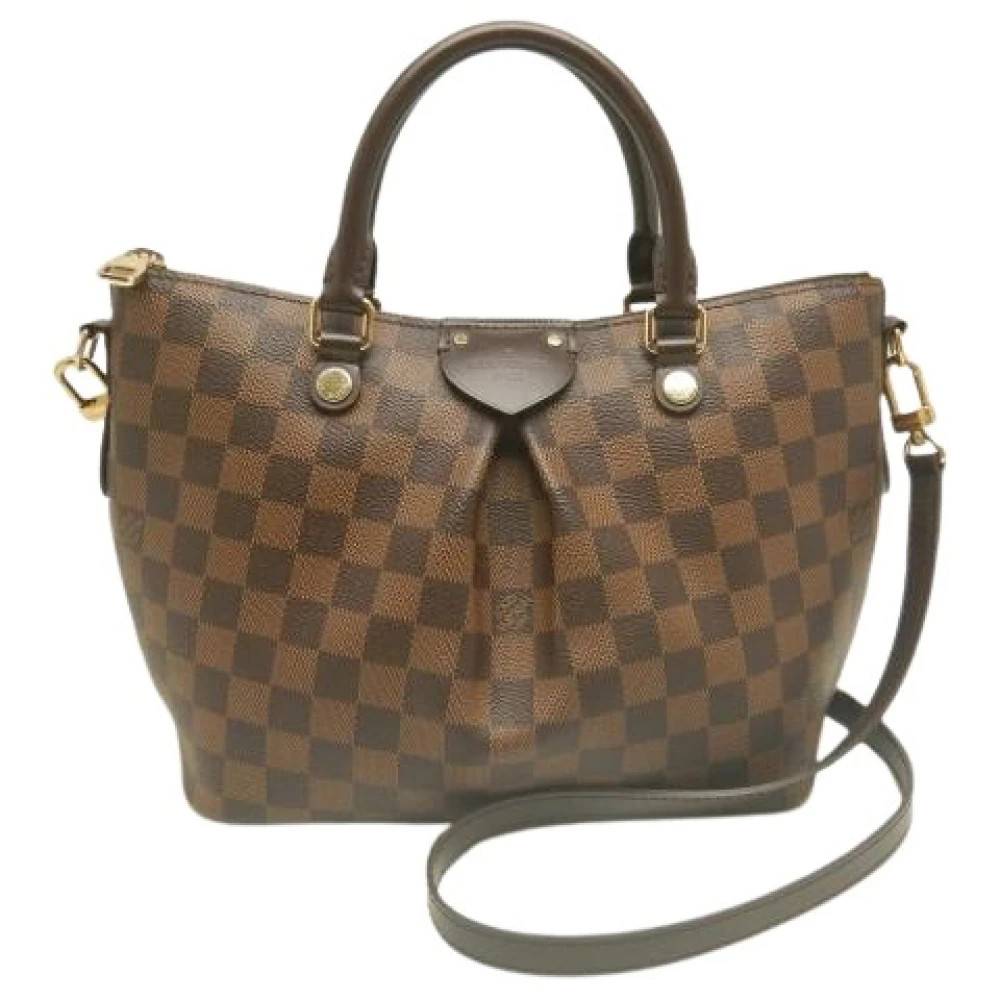 Louis Vuitton Vintage Pre-owned Damier Canvas Håndtaske - Vintage - Dame - Brun - ONE SIZE - Uld