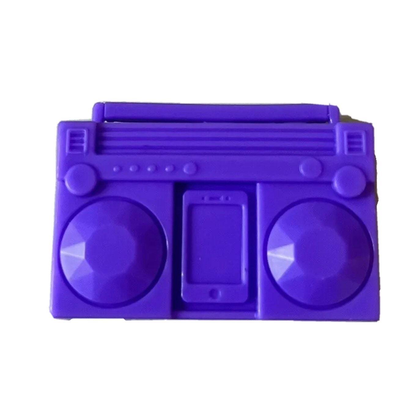 Barbie Extra Minis Doll Ghettoblaster lila Kunststoff MP3 Player Y2K Style im Ruhestand