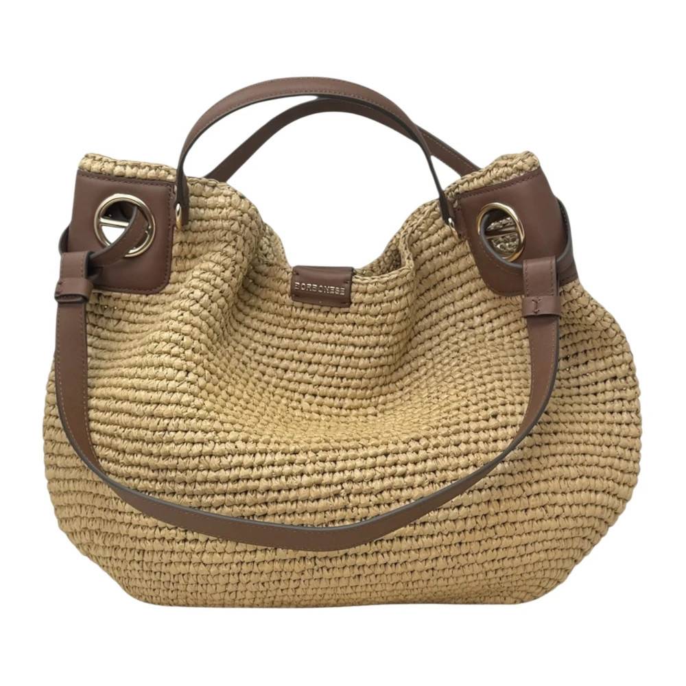 Borbonese, Tasker , Dame, Beige, ONE SIZE, Uld, Borsa London