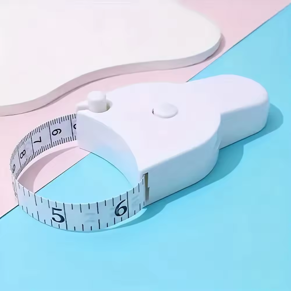 Automatic Telescopic Tape Measure Body Measuring Tape Sewing Ruler Tools Centimeter Tapes For Body Meter Measure Tools White
