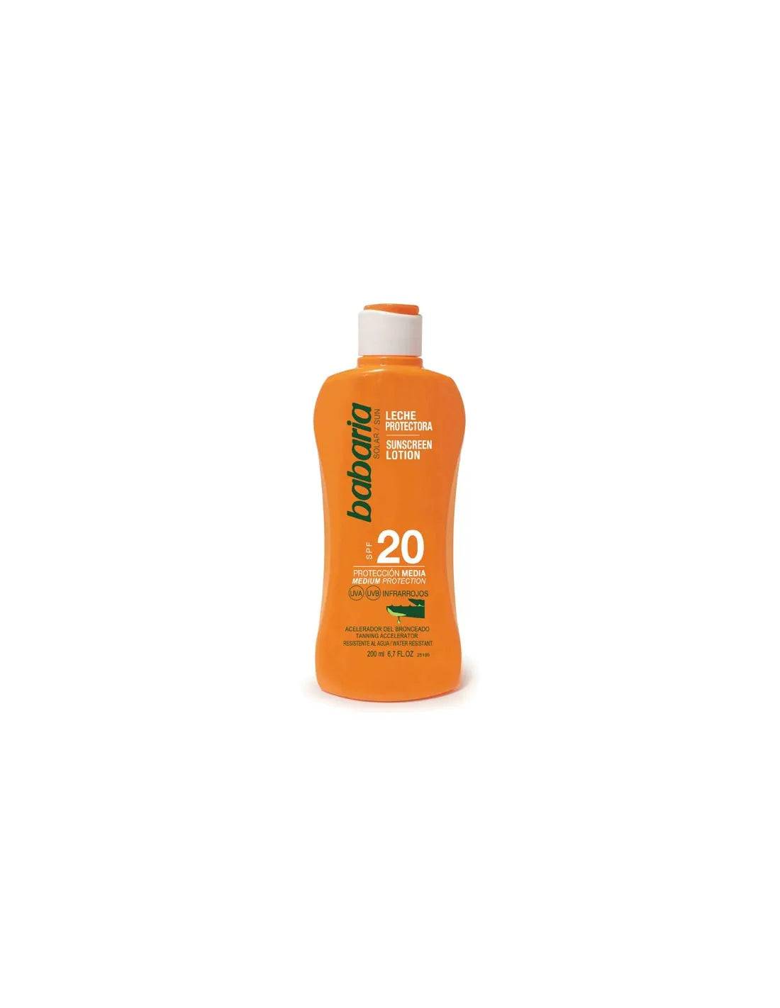 Babaria Sol Latte Protettore Aloe Sfp20 300ml
