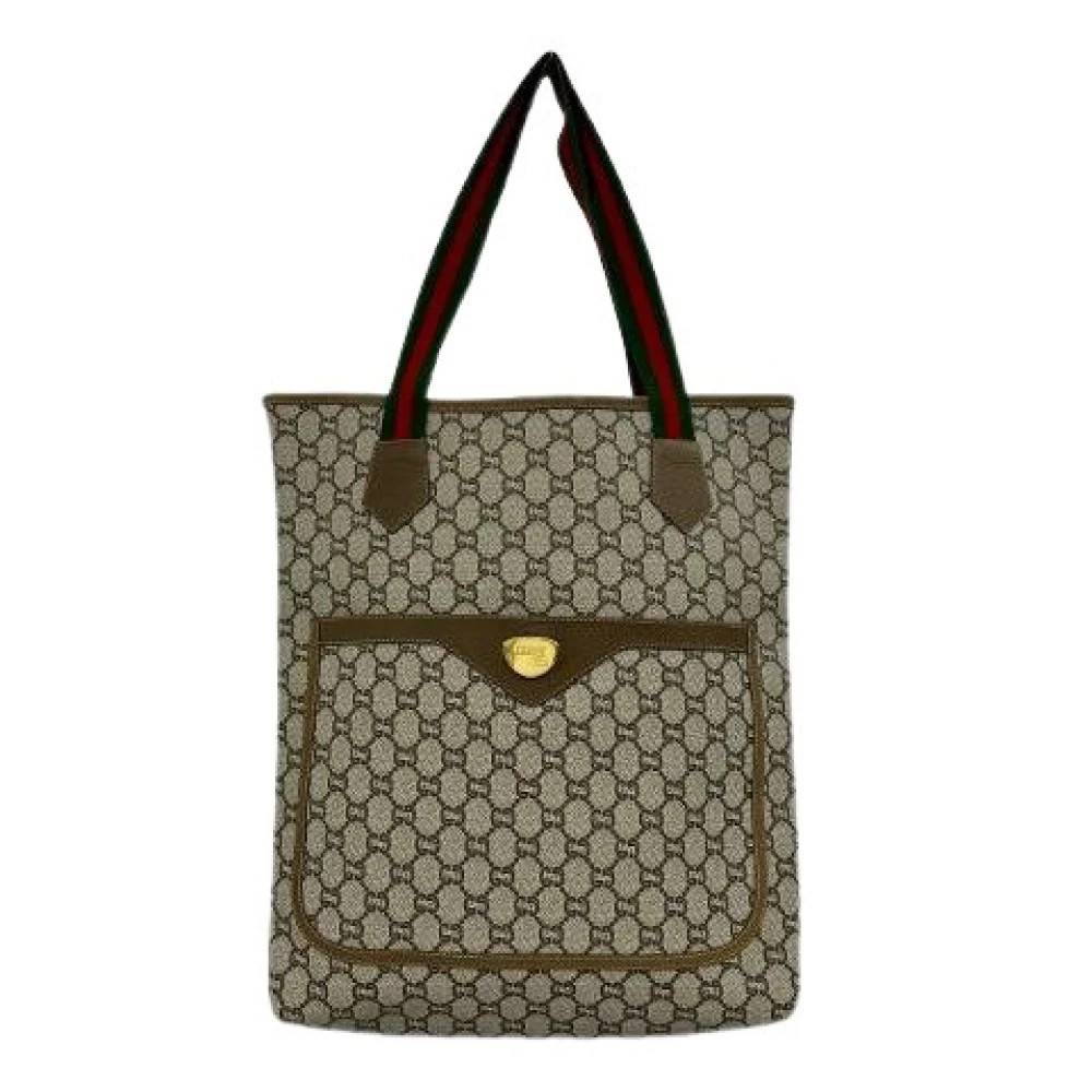 Gucci Vintage - Pre-owned Läder PVC Tote Bag Vintage - Dam - ONE Size - Läder