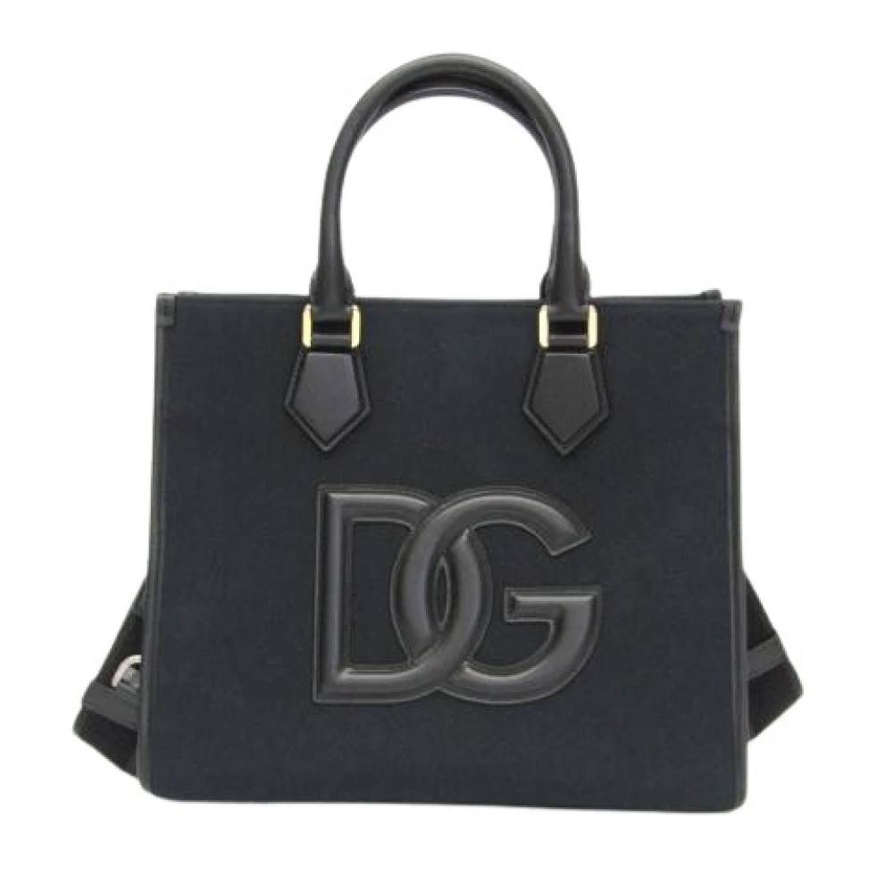 Dolce & Gabbana Pre-owned - Pre-owned Logo Shoppingväska Vintage - Dam - ONE Size - Läder