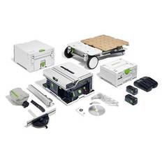 577380 CSC SYS 50 EBI-Set 18V Cordless Table Saw Kit, 2 x 5.0Ah Batteries