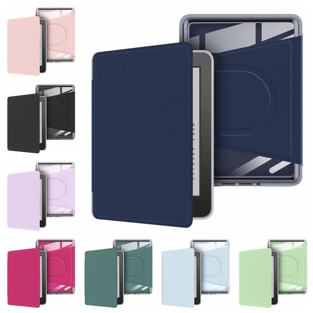 Justerbart magnetiskt fodral för Kindle Paperwhite 12:e generationen 2024 7 tum Colorsoft SA568B rosa
