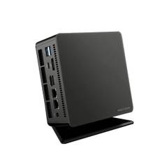 MINIS FORUM UM780 XTX Mini-PC, AMD Ryzen 7 7840HS, 8C/16T, bis zu 5,1 GHz, 32 GB RAM, 1 TB DDR5 PCIe 4.0 SSD, HDMI 2.1/DP1.4/USB4, Oculink-Anschluss, 2 x RJ45 2,5G, 4 x USB3.2, Wi-Fi6E