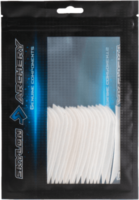 Skylon Archery Feather 3" Parabol RW 24st (Färg: Vit)
