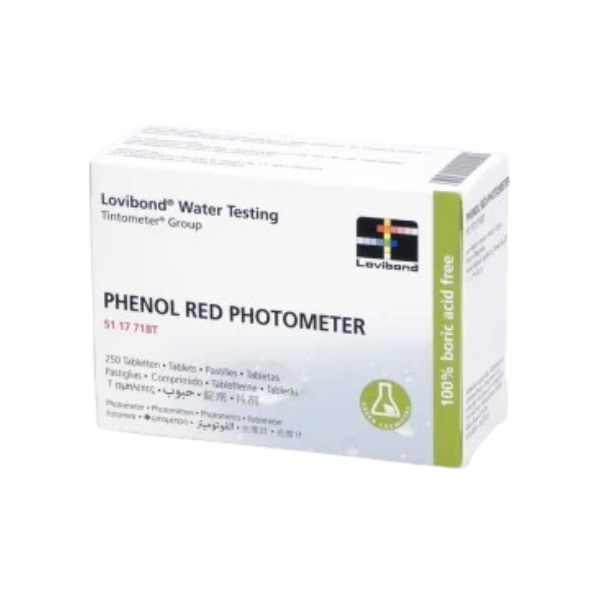 Phenol Red Photometer testtabletter 250 stk
