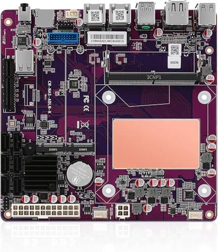 N305 Industriellt moderkort NAS 8 kärnor 8 trådar lågeffektprocessor 2 x 2,5 G i226 nätverk M.2 spår 6 x SATA 2 x M.2 NVMe 2280, 1 x PCIe 3.0x4, 1 x TF-kortplats, dubbel 4K-skärm, 6 x USB