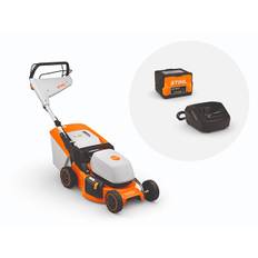 STIHL RMA 248 T Batteri-plæneklipper med opsamler - klippebredde: 46 cm - Inkl. Batteri og oplader