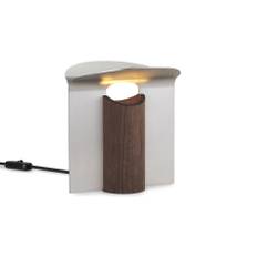 RF200 Petal Bordlampe - Olieret valnød/Aluminium - Carl Hansen & Søn