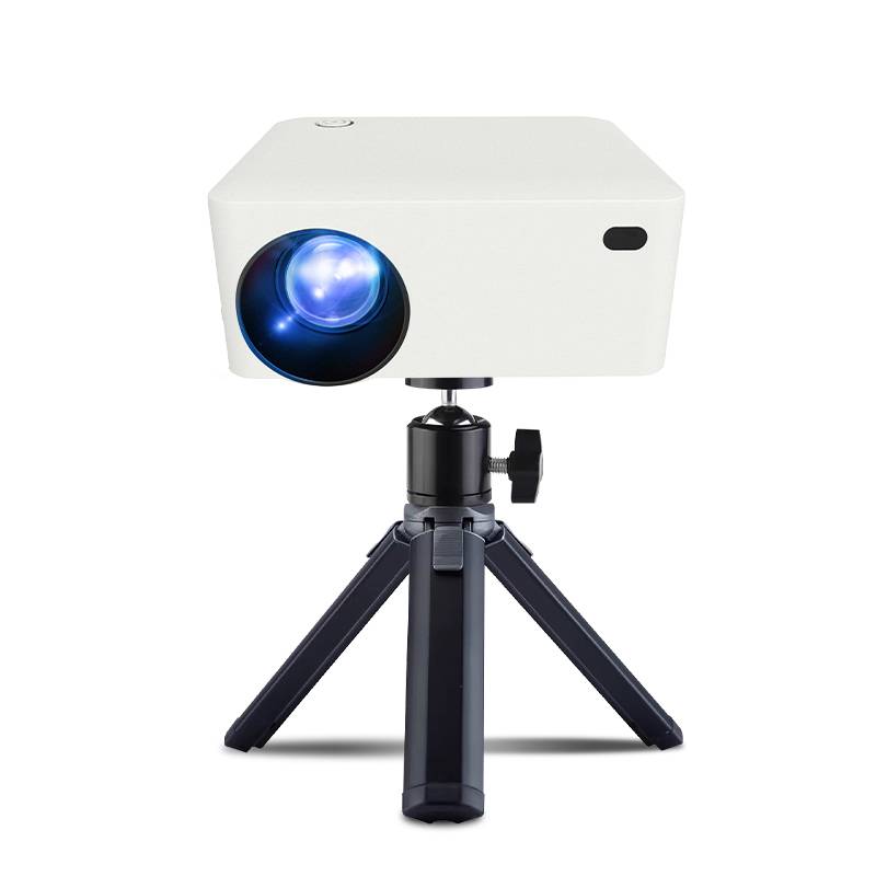 7000Lumen Mini Portable Beamer 4k Lcd With Built-In Dual Speakers Ultra Short Throw Home Theater Projector