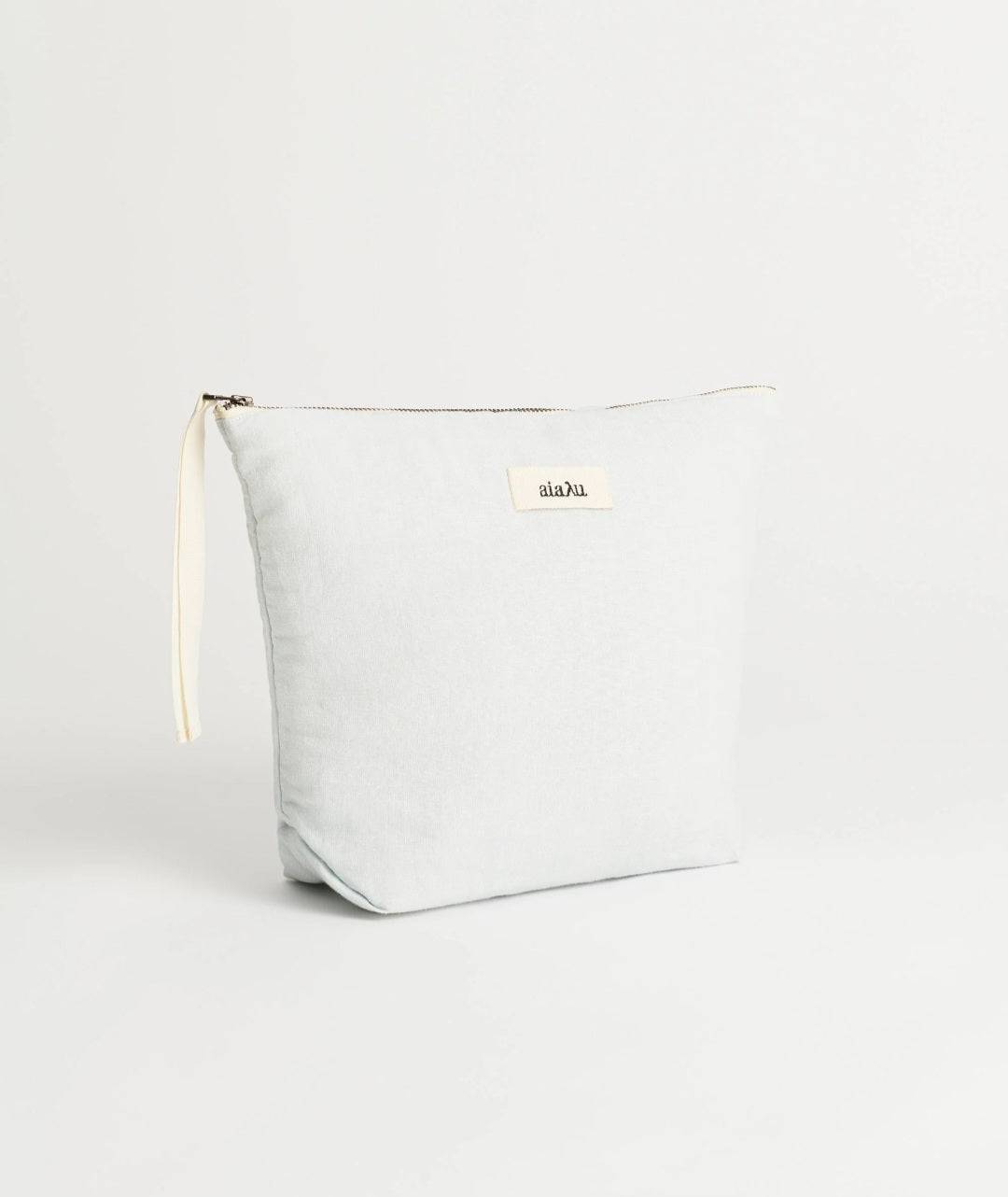 aiayu - Pouch Linen, 30X23 cm., Water