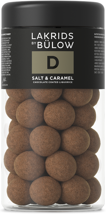 Lakrids By Bülow - D Salt & Caramel Choc Coated Liquorice 115 gram.
