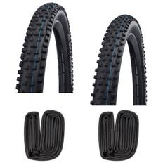 2 dæk + 2 slanger Schwalbe Nobby Nic og Rocket Ron 29 x 2,25" med Presta Ventil