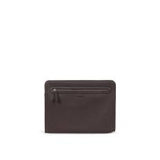 Howard London, Väska, Herr, ONE Size, Läder, Mörkbrun Läder Laptopfodral
